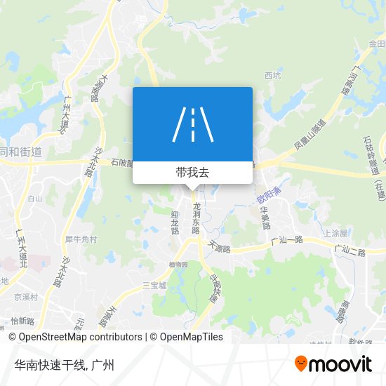 华南快速干线地图