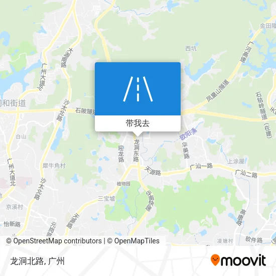 龙洞北路地图