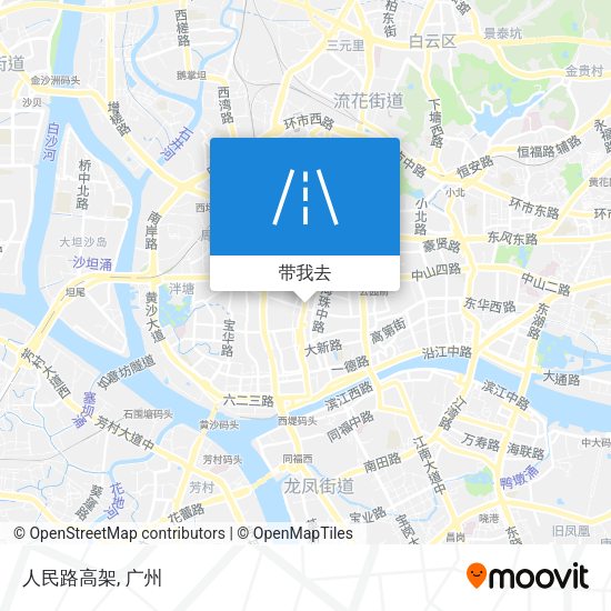 人民路高架地图