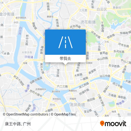 康王中路地图