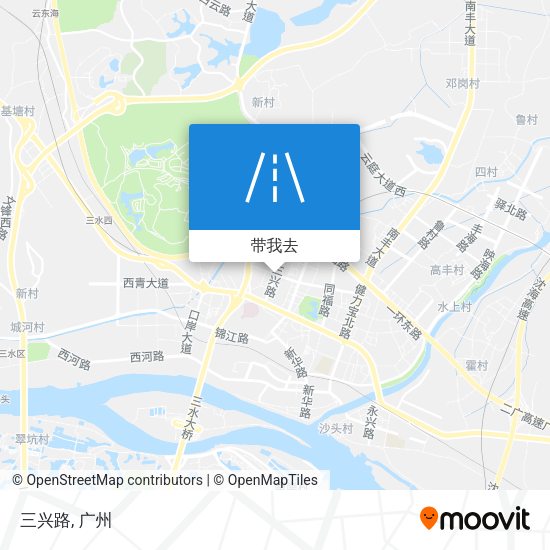 三兴路地图