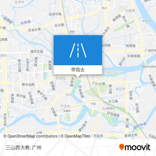 三山西大桥地图