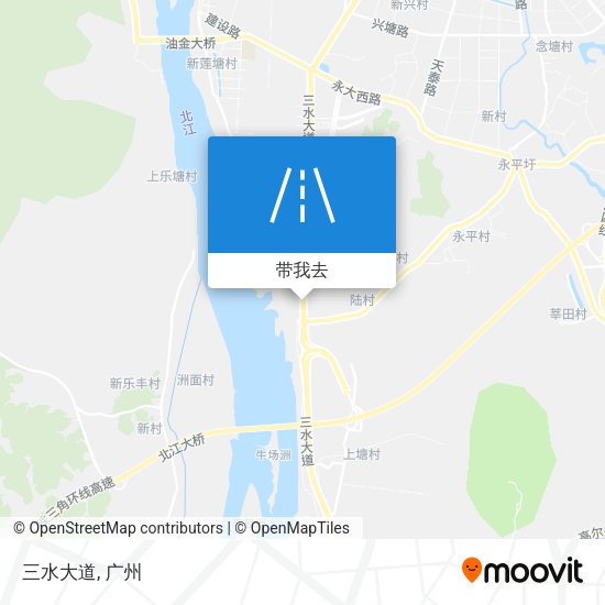 三水大道地图
