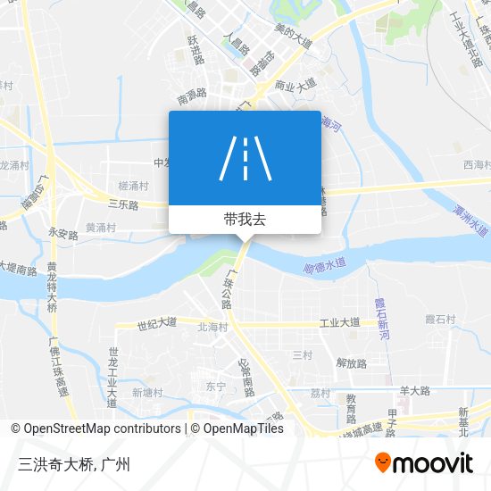 三洪奇大桥地图