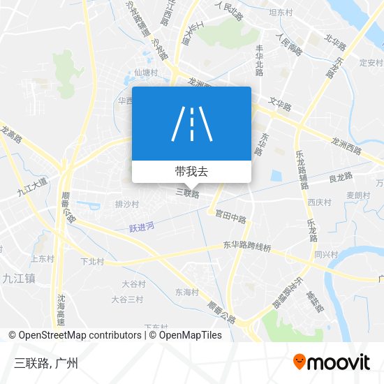 三联路地图