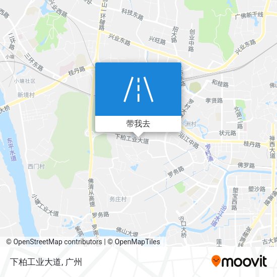 下柏工业大道地图