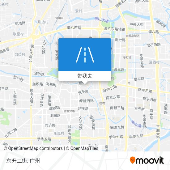 东升二街地图