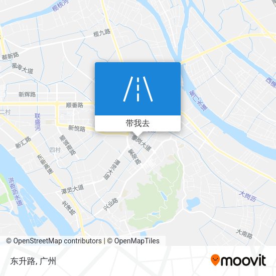 东升路地图