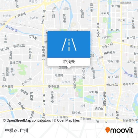 中横路地图