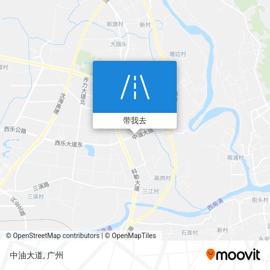 中油大道地图