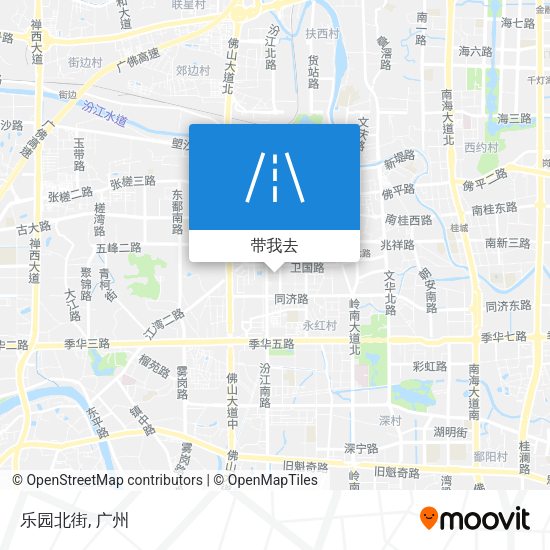 乐园北街地图