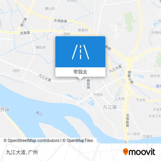 九江大道地图