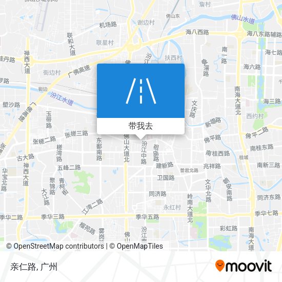 亲仁路地图