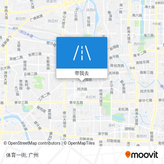 体育一街地图