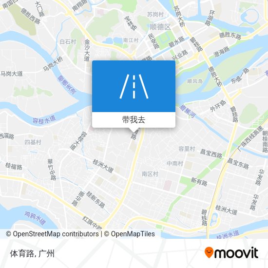 体育路地图