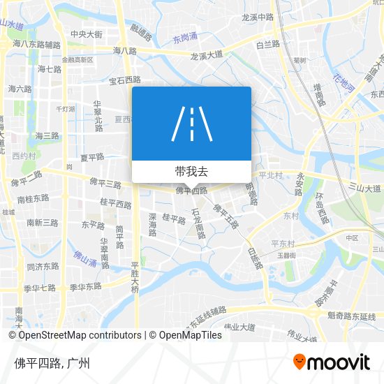 佛平四路地图