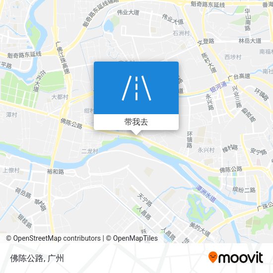 佛陈公路地图