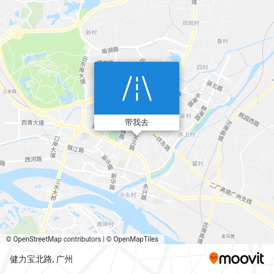 健力宝北路地图