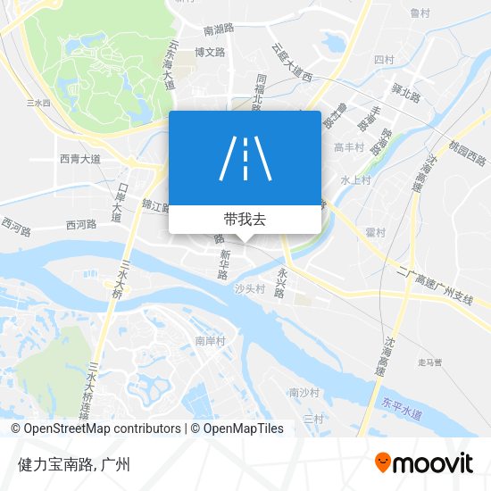 健力宝南路地图
