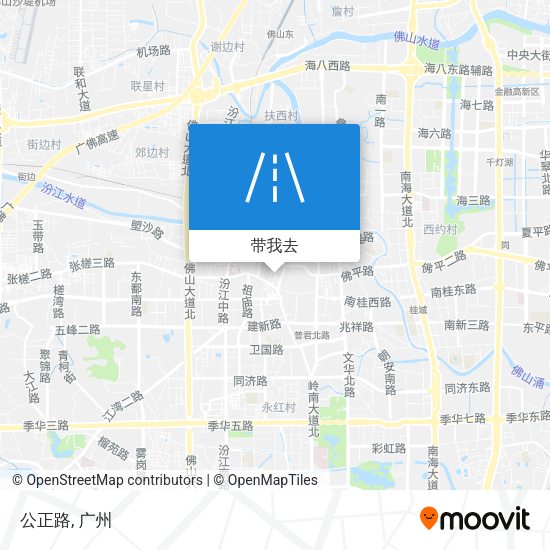 公正路地图
