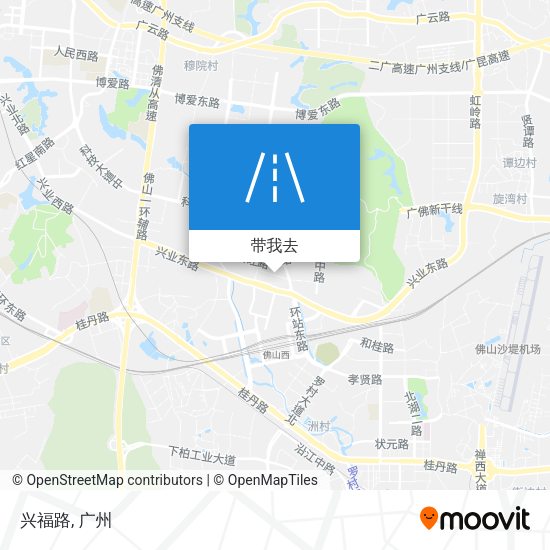 兴福路地图
