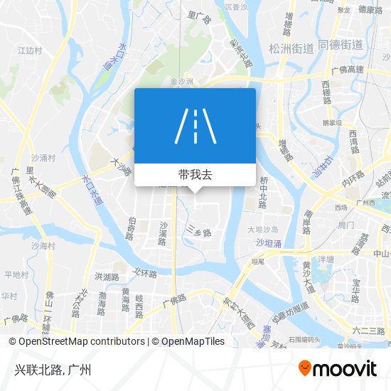 兴联北路地图