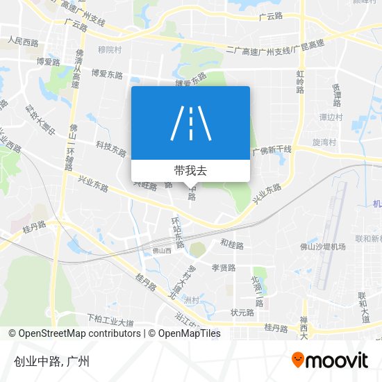 创业中路地图