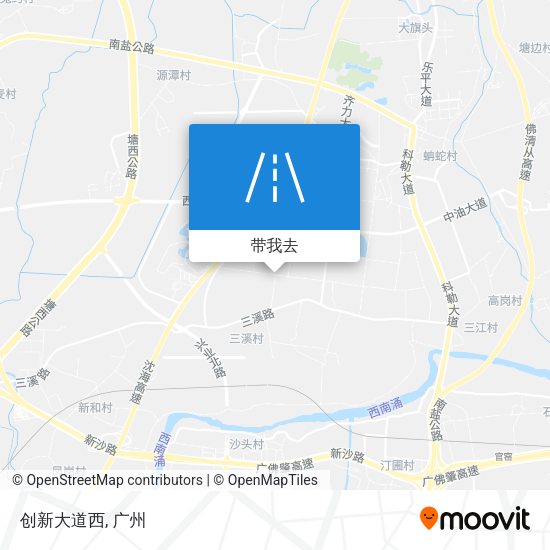 创新大道西地图
