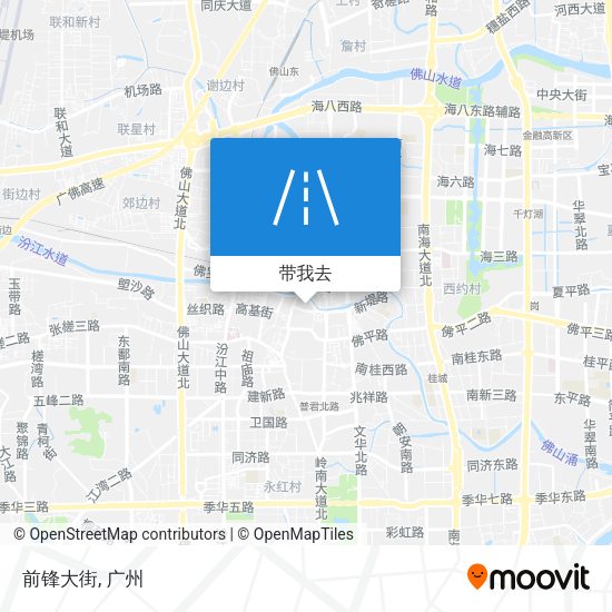 前锋大街地图