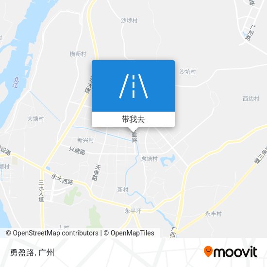 勇盈路地图