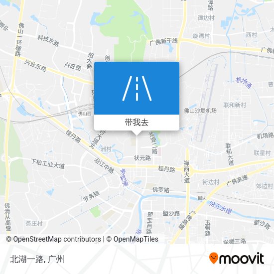 北湖一路地图
