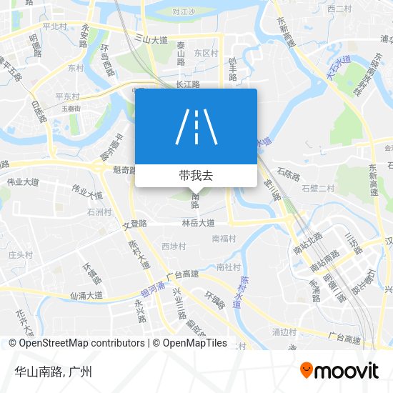 华山南路地图