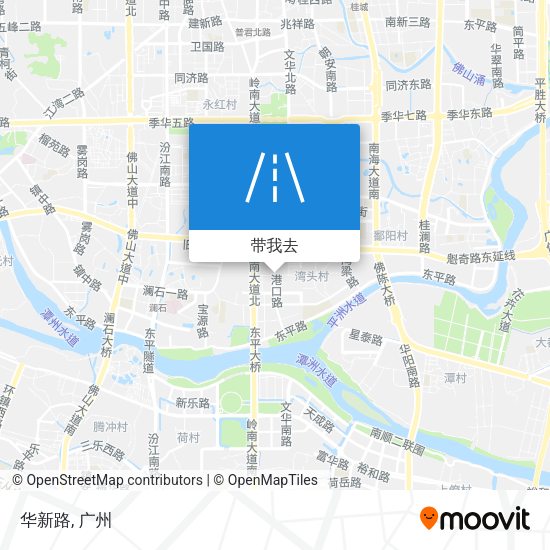 华新路地图