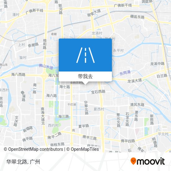 华翠北路地图