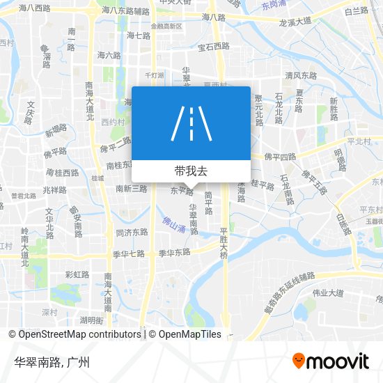 华翠南路地图