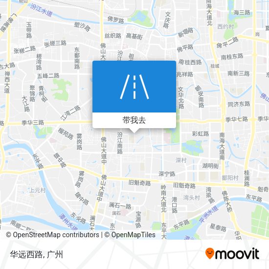 华远西路地图