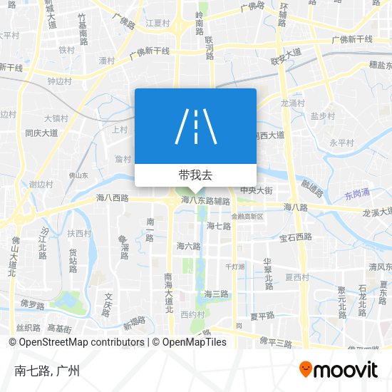 南七路地图