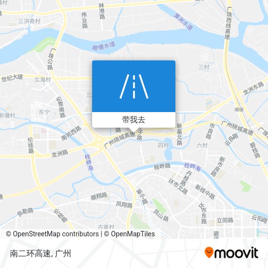 南二环高速地图