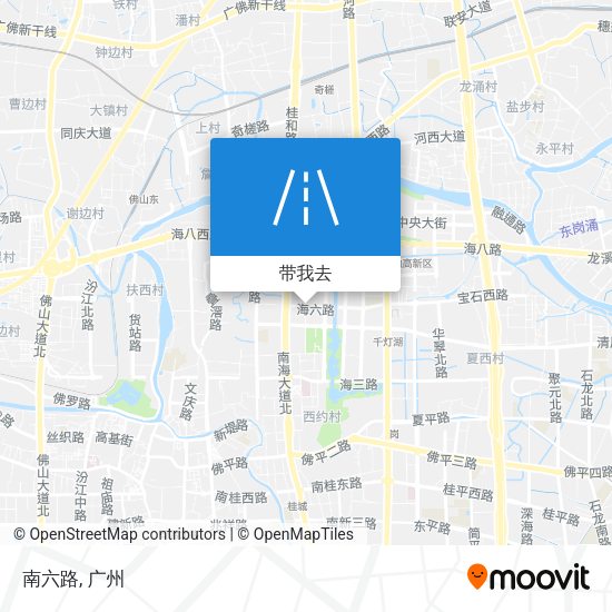 南六路地图