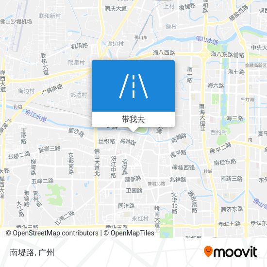 南堤路地图