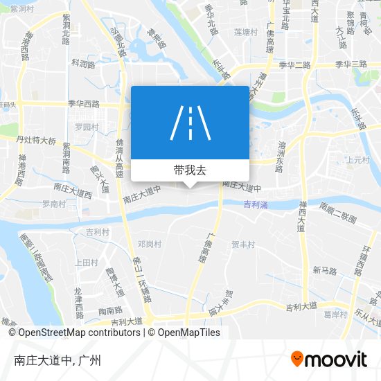 南庄大道中地图