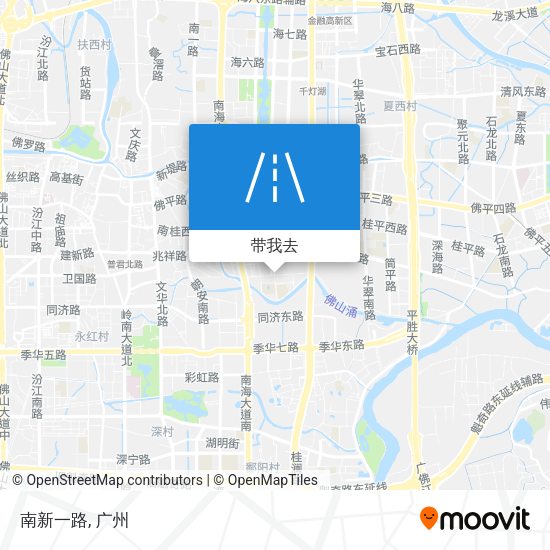 南新一路地图