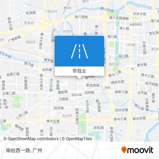 南桂西一路地图