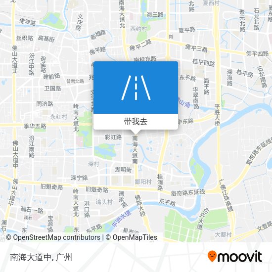 南海大道中地图