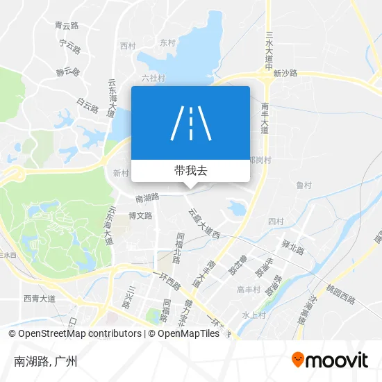 南湖路地图