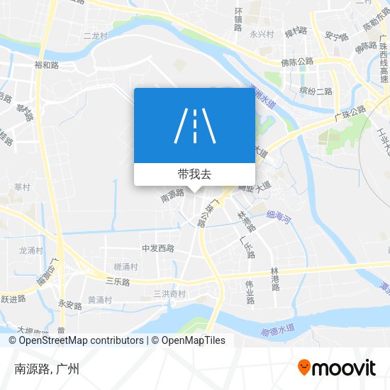 南源路地图