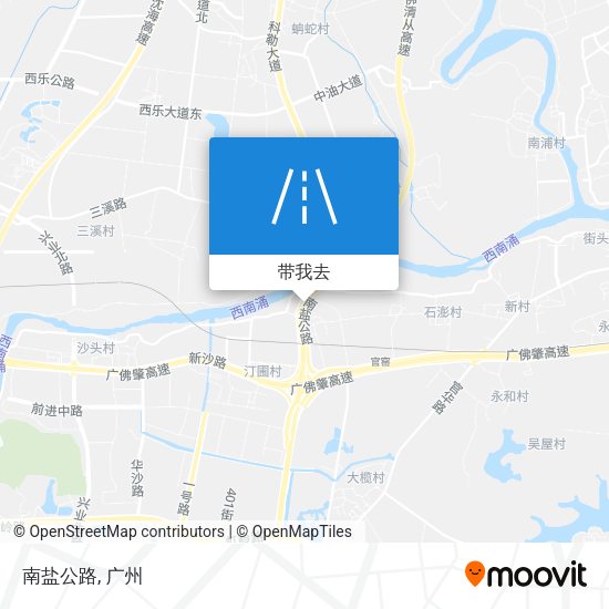南盐公路地图