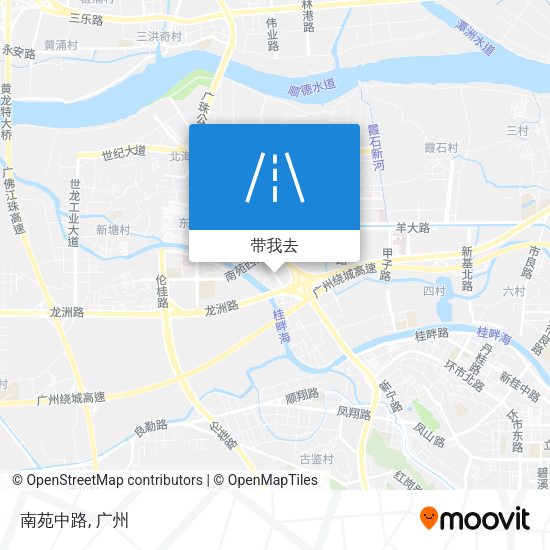 南苑中路地图