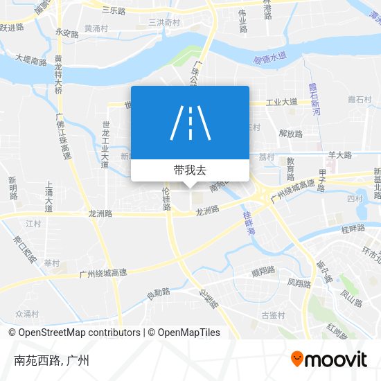 南苑西路地图