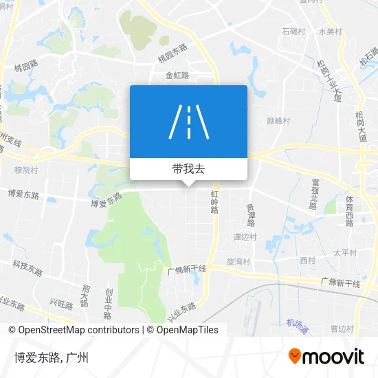 博爱东路地图